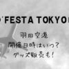 D'FESTA TOKYOⅡ(Dフェスタ)羽田空港の開催日時はいつ？