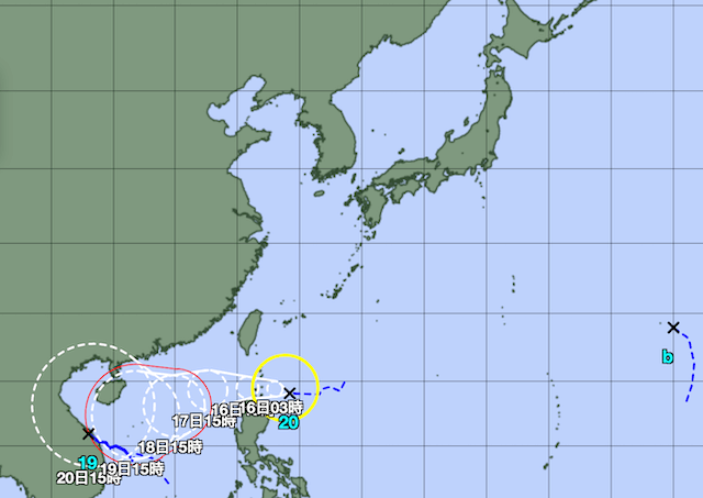 台風20号2022年気象庁