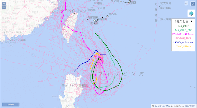 台風9号2023年の最新進路を米軍ヨーロッパ＆気象庁で比較と予想！沖縄接近と上陸はいつ？