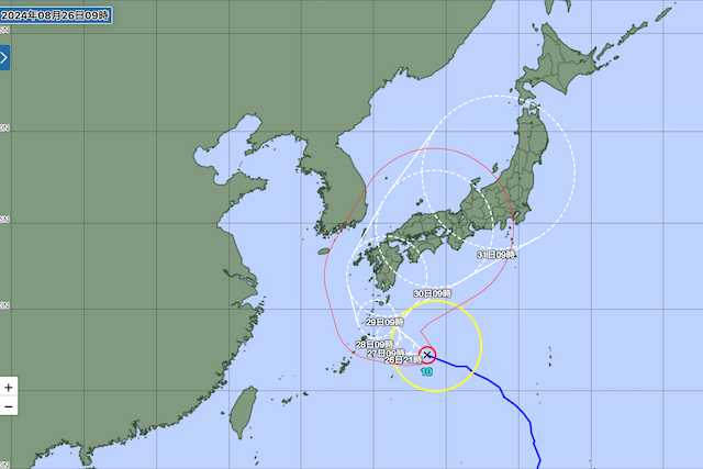 台風10号2024年気象庁