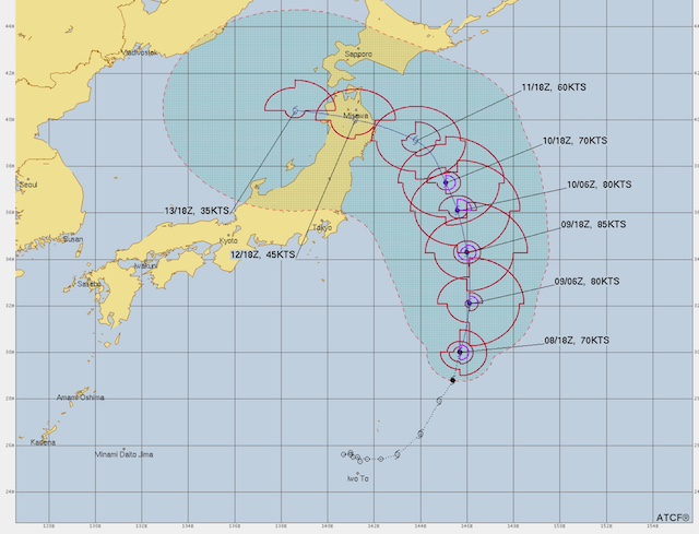 台風5号JTWC