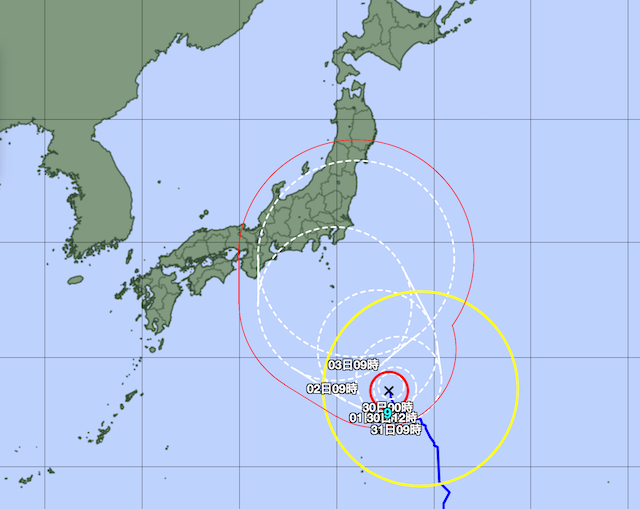 台風9号2025年気象庁